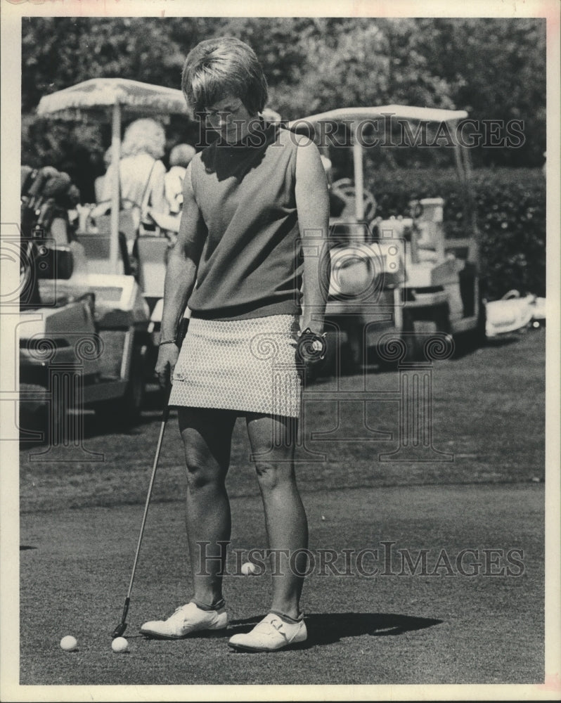 1973 Press Photo Betty Burfeindt, Golfer - hcs00217- Historic Images