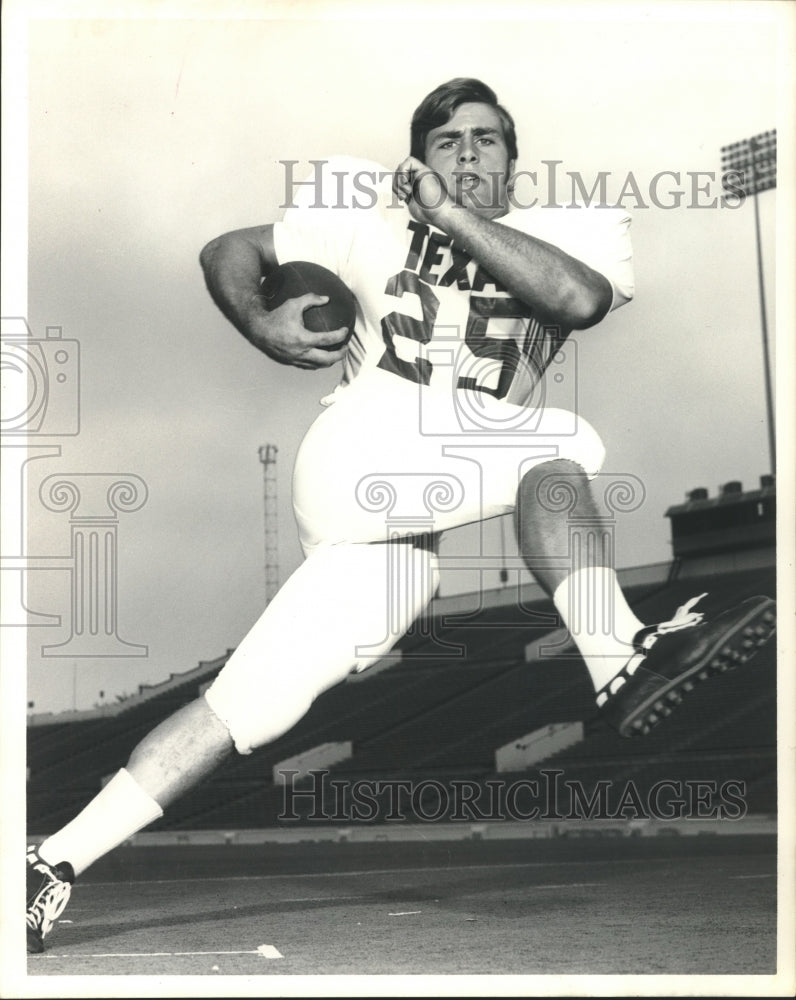 1972 Press Photo Don Burrisk, Texas Football Player - hcs00251- Historic Images