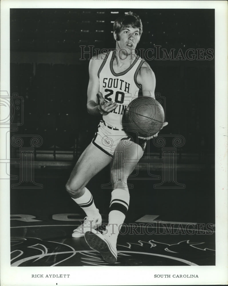 1972 Press Photo Rick Aydlett, South Carolina Basketball Player - hcs00324- Historic Images