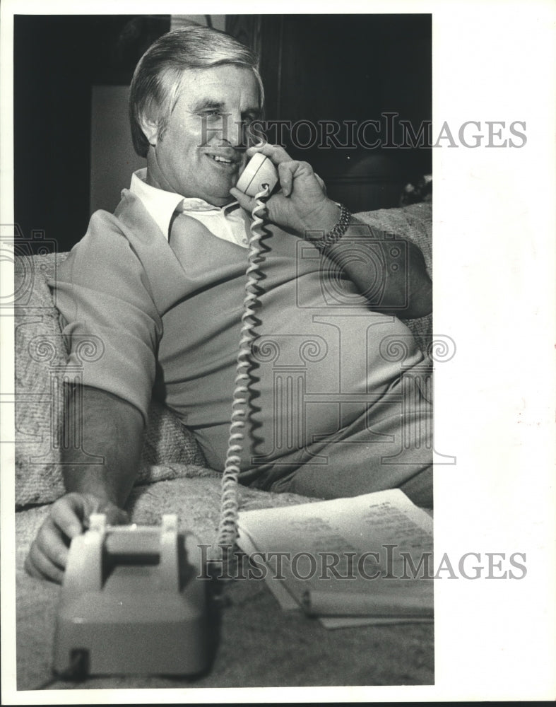 1982 Press Photo Ed Biles of Houston Oilers Football Team - hcs00460- Historic Images