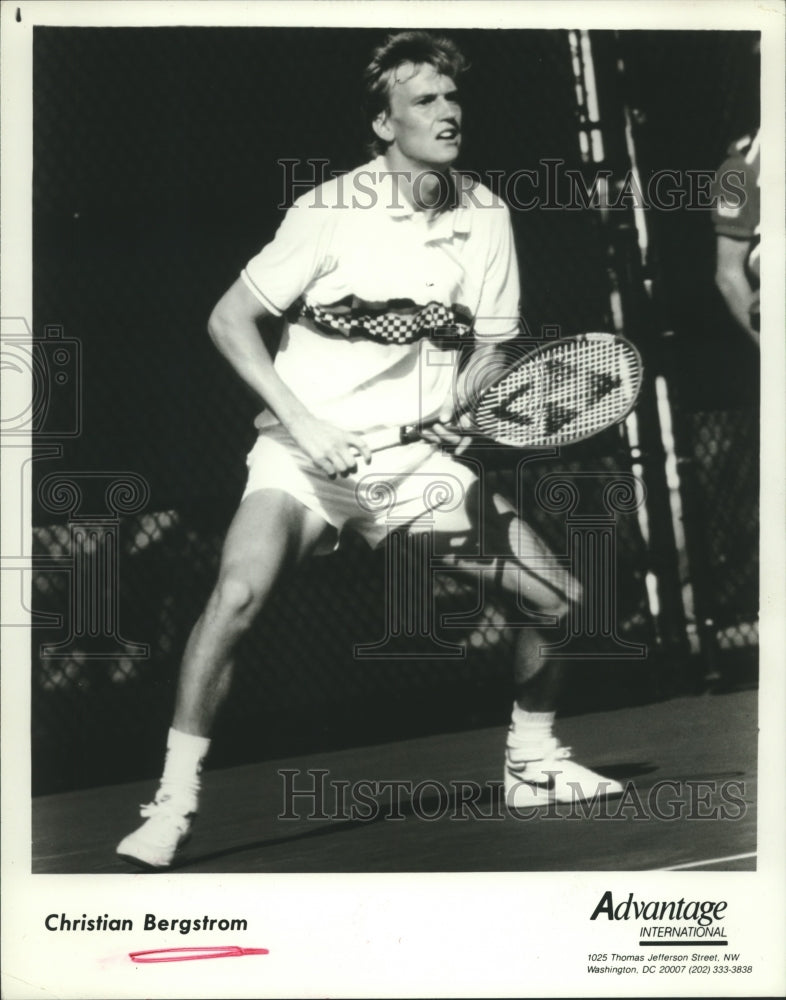 1988 Press Photo Christian Bergstrom, Tennis Player - hcs00474- Historic Images