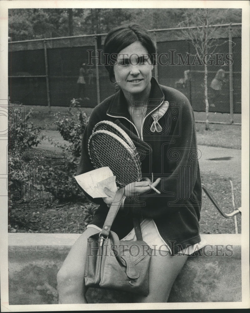 1974 Press Photo Mimi Arnold, Tennis Player - hcs00523- Historic Images