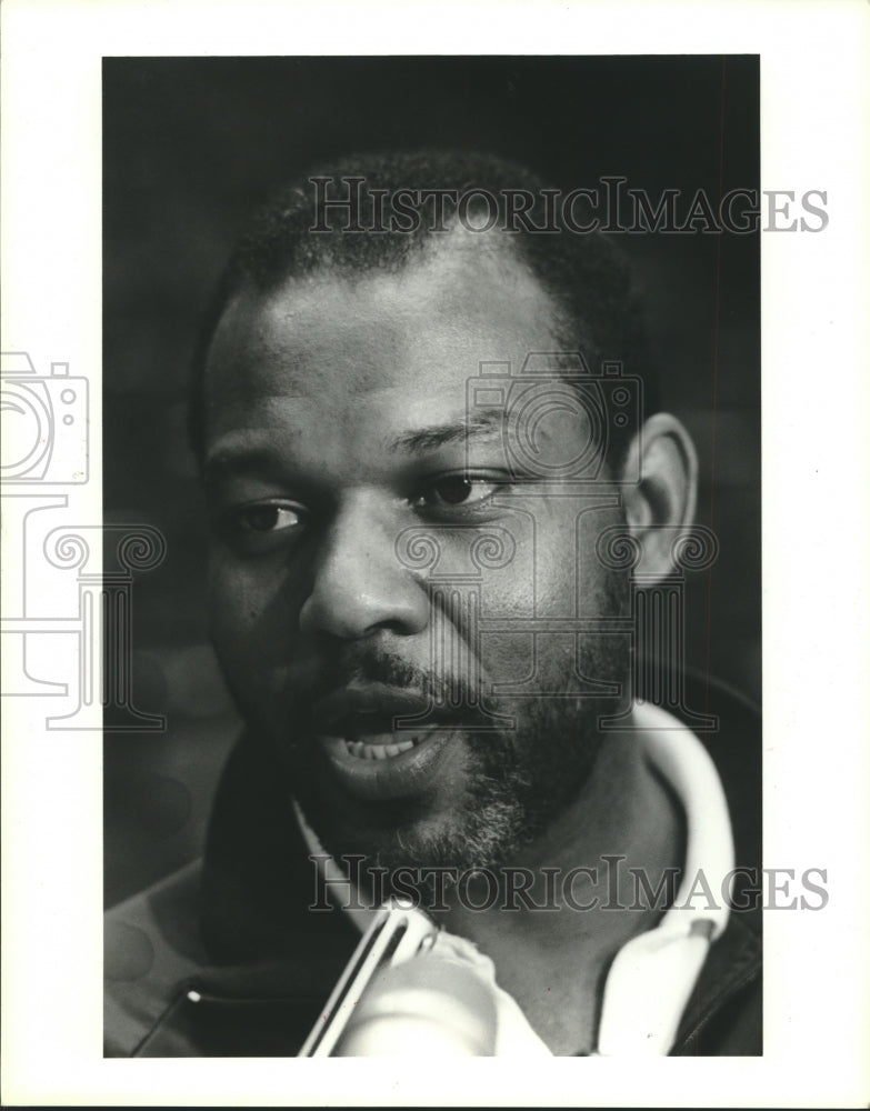 1987 Press Photo Bernie Bickerstaff, Coach, Seattle Supersonics. - hcs00611- Historic Images