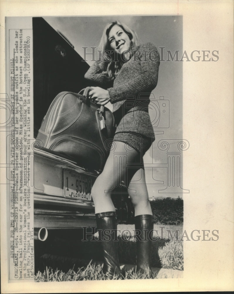 1971 Press Photo Paula Sperber, Women&#39;s Bowling Association, U.S. Open Champion- Historic Images