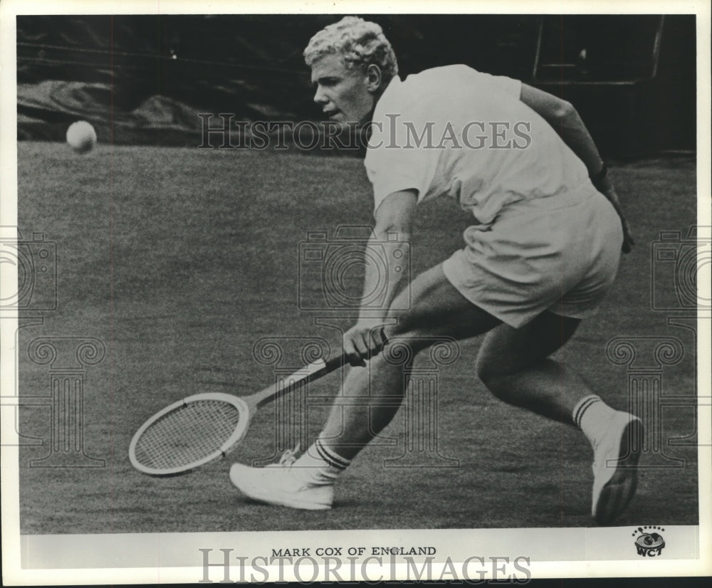 1973 Press Photo Professional Tennis player, Mark Cox of England - hcs01009- Historic Images