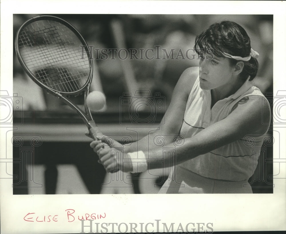 1986 Press Photo American professional tennis player Elise Burgin. - hcs01265
