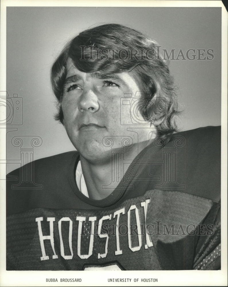 Press Photo University of Houston's Bubba Broussard - hcs01295- Historic Images