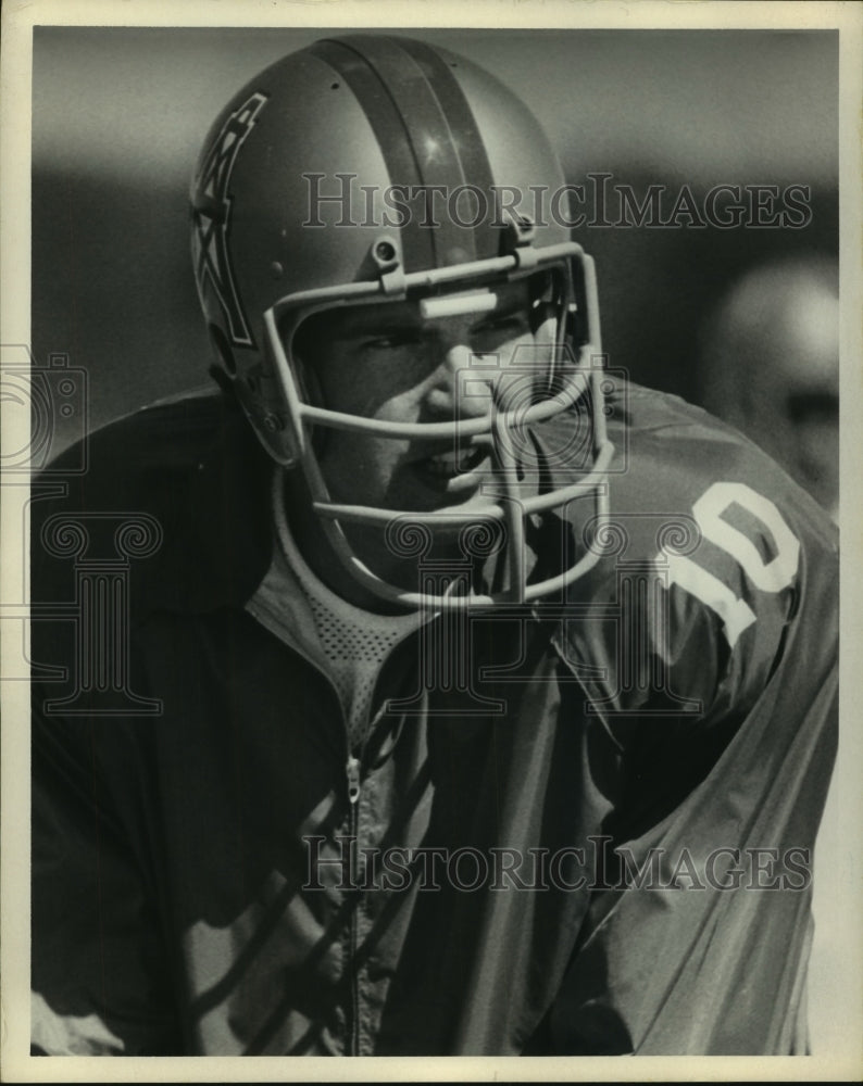 1971 Press Photo Houston Oilers&#39; rookie quarterback Lynn Dickey. - hcs02909- Historic Images