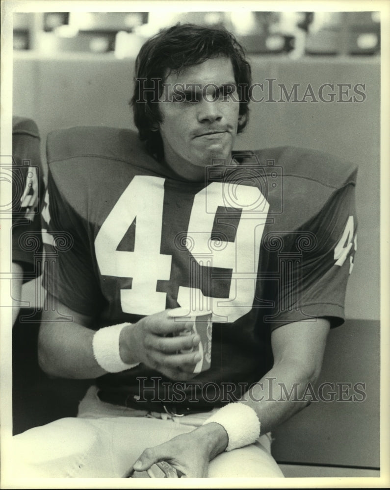 1973 Press Photo Football player Bob Coles, safety - hcs03002- Historic Images