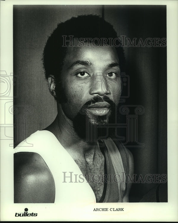 1972 Press Photo Washington Bullets basketball player, Archie Clark ...