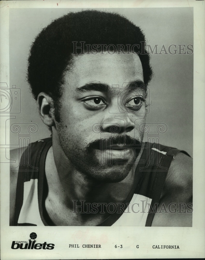 1974 Press Photo Washington Bullets basketball player, Phil Chenier - hcs03345- Historic Images