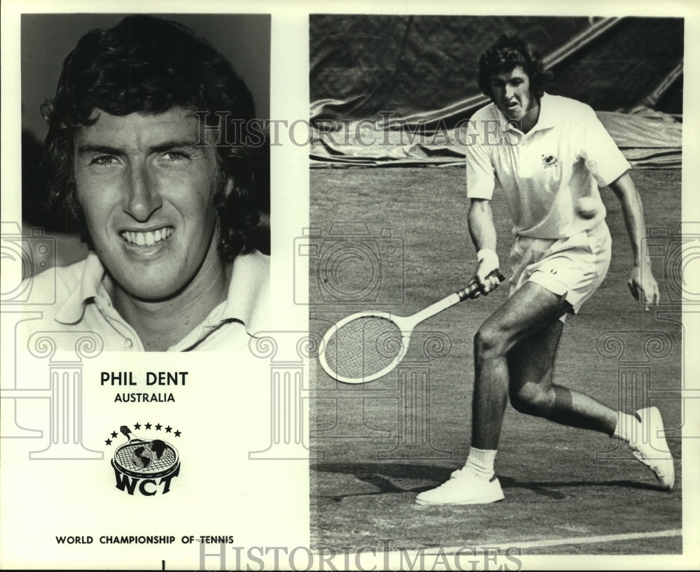 1975 Press Photo Professional tennis player Phil Dent of Australia. - hcs03646- Historic Images