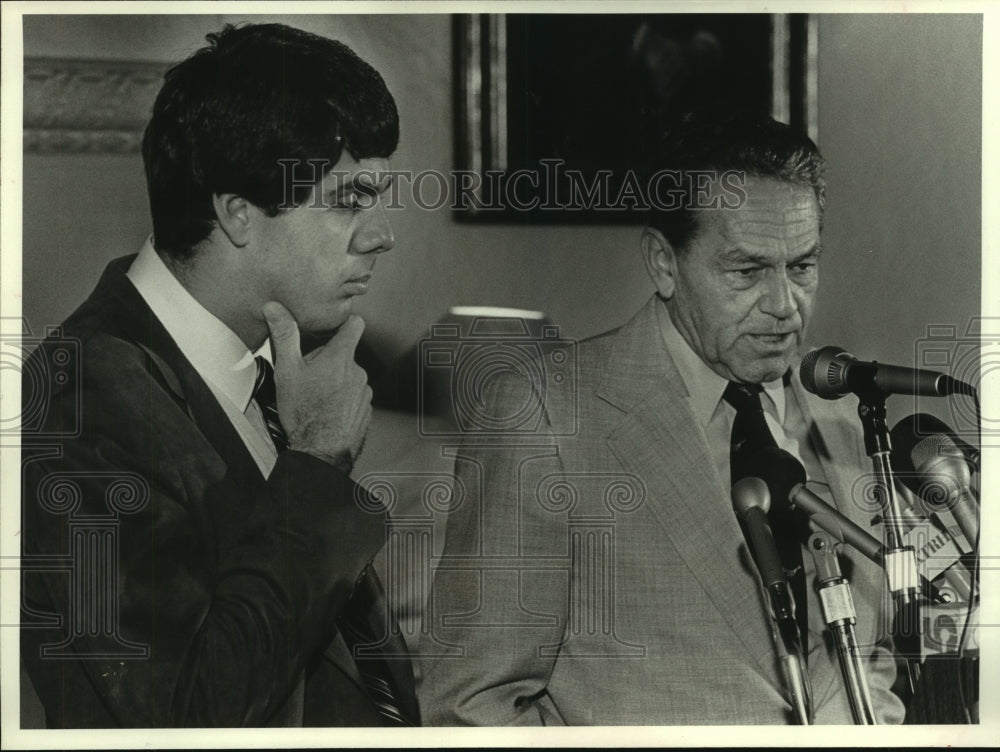 1983 Press Photo Watson Brown named new Rice University head football coach- Historic Images