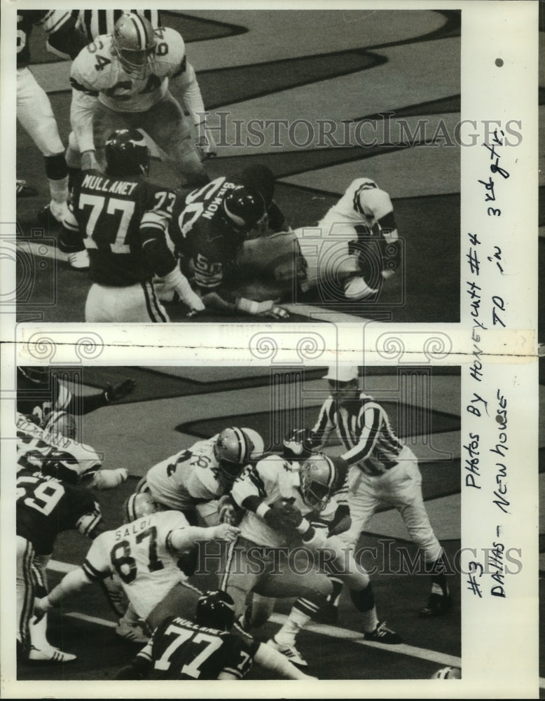 1978 Press Photo Dallas Cowboy Robert newhouse carries for a touchdown.- Historic Images