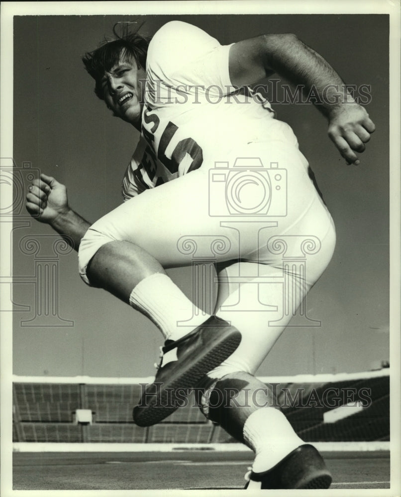 1973 Press Photo Football player Greg Dahlberg - hcs04074- Historic Images