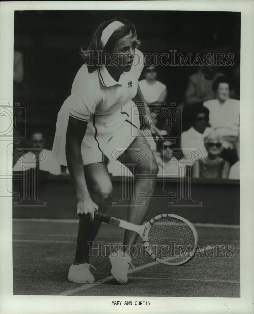 1971 Press Photo Mary Ann Curtis competes in tennis tournament - hcs04132- Historic Images