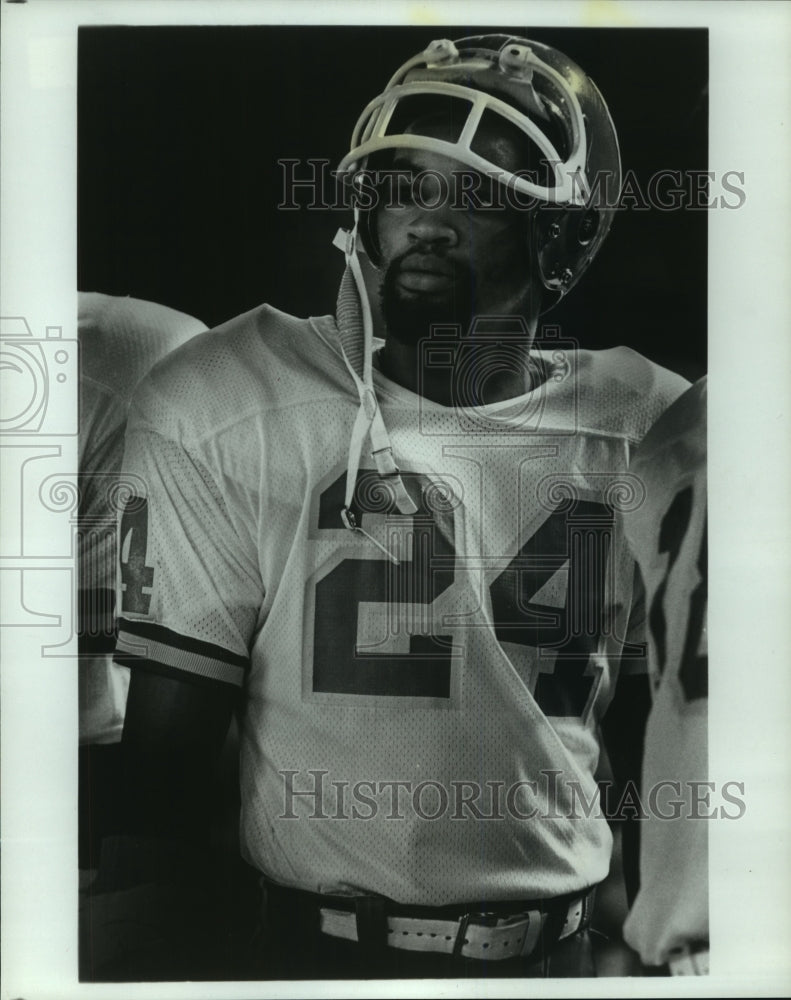 1983 Press Photo Kansas City Chiefs&#39; corner back, Gary Green. - hcs04474- Historic Images