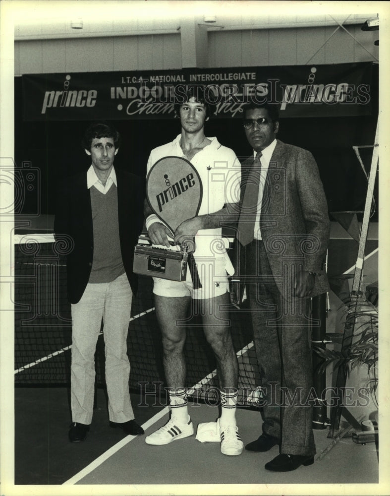 1980 Press Photo Tennis star Tony Giammalva at National Intercollegiate Tourney.- Historic Images