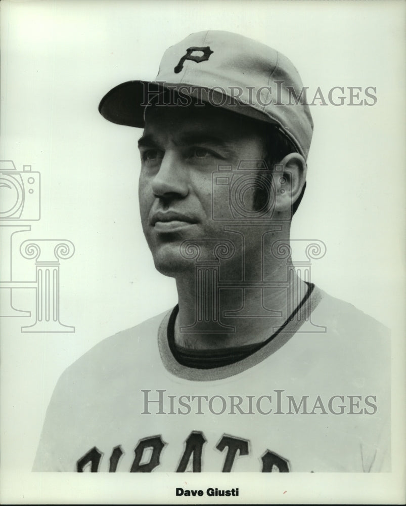 1972 Press Photo Pittsburgh Pirates' baseball player Dave Giusti. - hcs04967- Historic Images