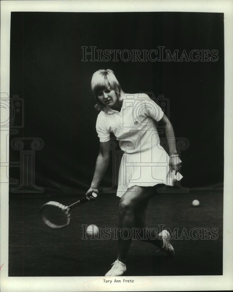 1972 Press Photo Professional tennis player Tory Ann Fretz of the United States.- Historic Images