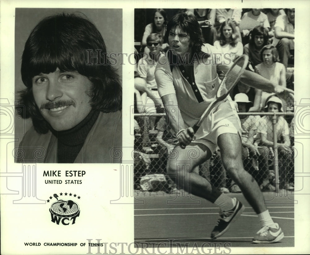 1987 Press Photo Professional tennis player Mike Estep of the United States.- Historic Images