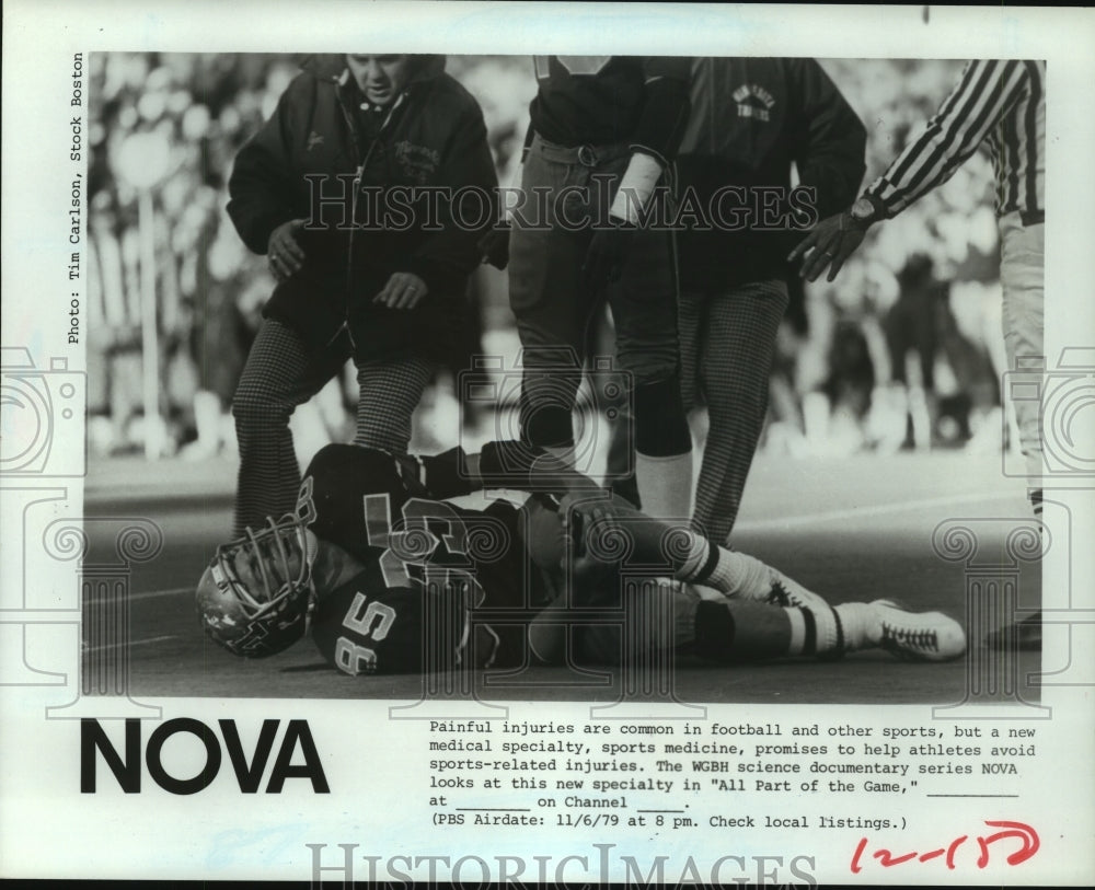 1979 Press Photo PBS series NOVA to profile new specialty-Sports Medicine- Historic Images