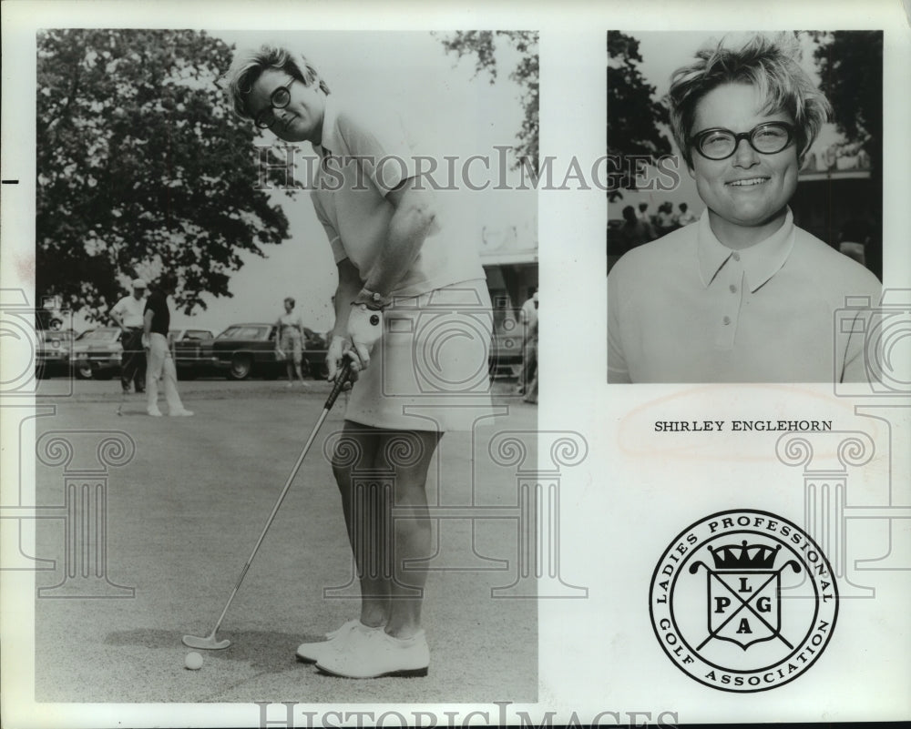 1970 Press Photo Professional Women&#39;s Golfer Shirley Englehorn. - hcs05472- Historic Images