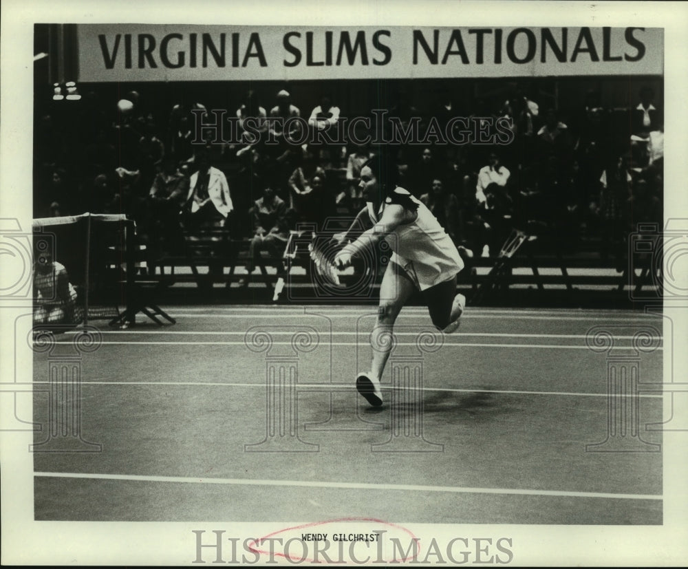 1972 Press Photo Professional tennis player Wendy Gilchrist of Australia.- Historic Images