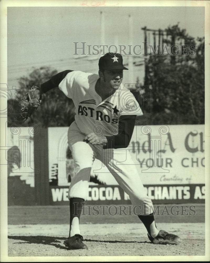 1970 Press Photo Houston Astros&#39; pitcher Jack DiLauro. - hcs06089- Historic Images