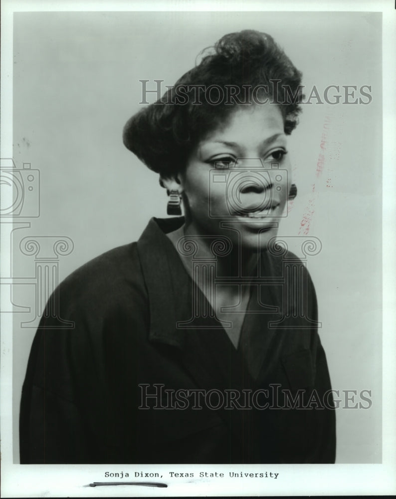 1990 Press Photo Sonja Dixon of Texas State University. - hcs06103- Historic Images