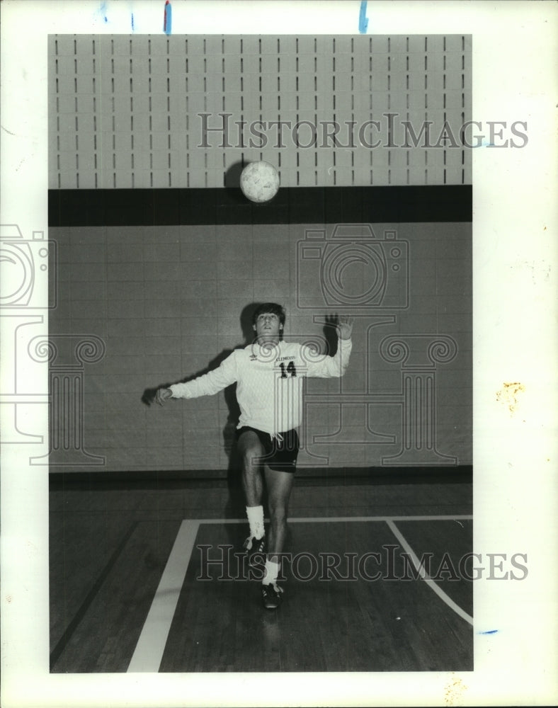 1990 Press Photo Clements High School All-American soccer player Jimmy Dowell.- Historic Images