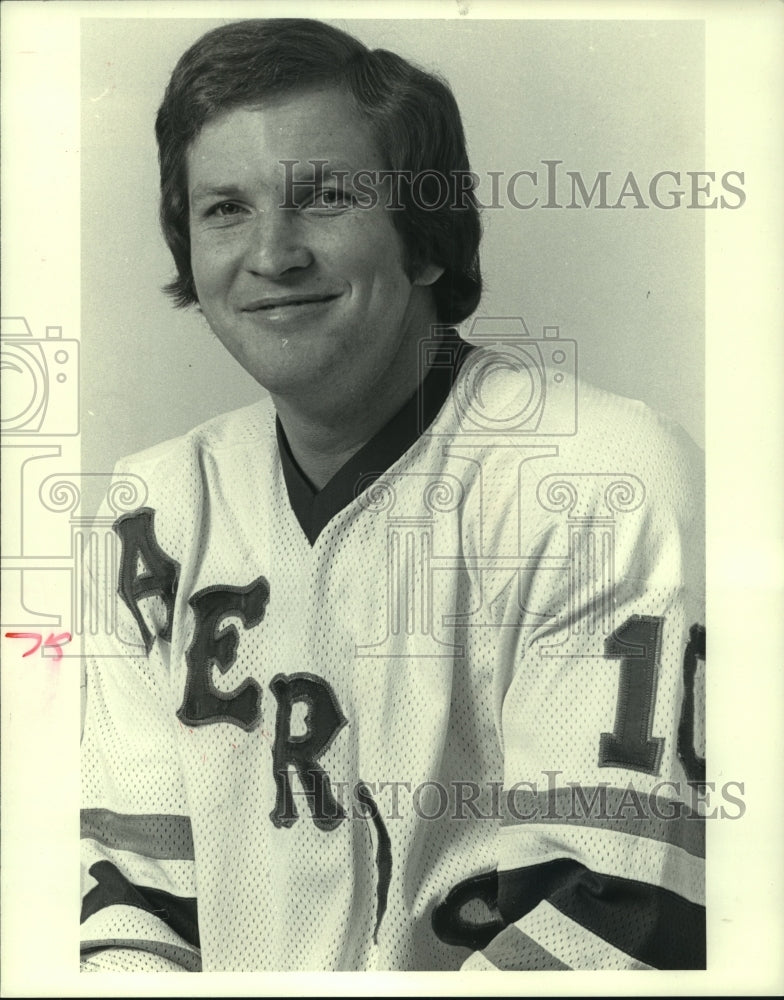 1978 Press Photo Houston Aeros&#39; hockey player John Gray. - hcs06289- Historic Images