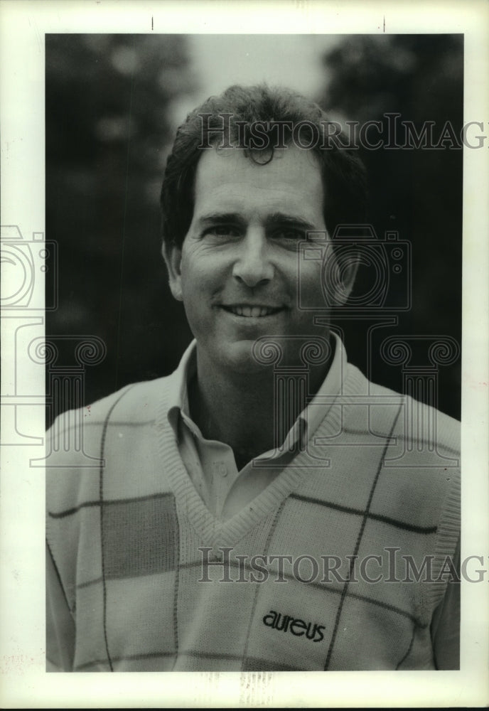 1988 Press Photo Professional golfer Jay Haas defends his Bob Hope Classic title- Historic Images