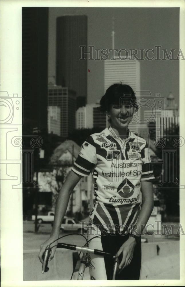 1988 Press Photo Olympic cyclist Donna Gould. - hcs06535- Historic Images