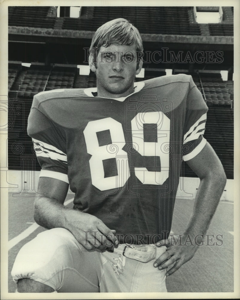 1972 Press Photo Rice University football player John Kelly. - hcs07275- Historic Images