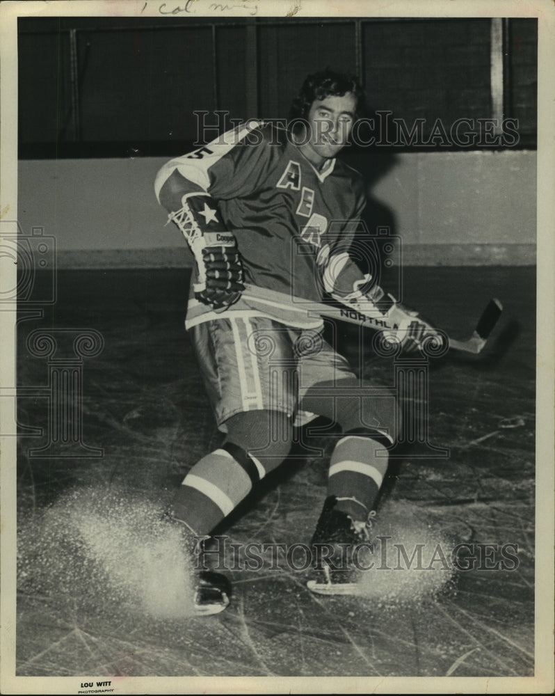 1972 Press Photo Houston Aeros&#39; hockey player Gordon Kannegiesser - hcs07616- Historic Images