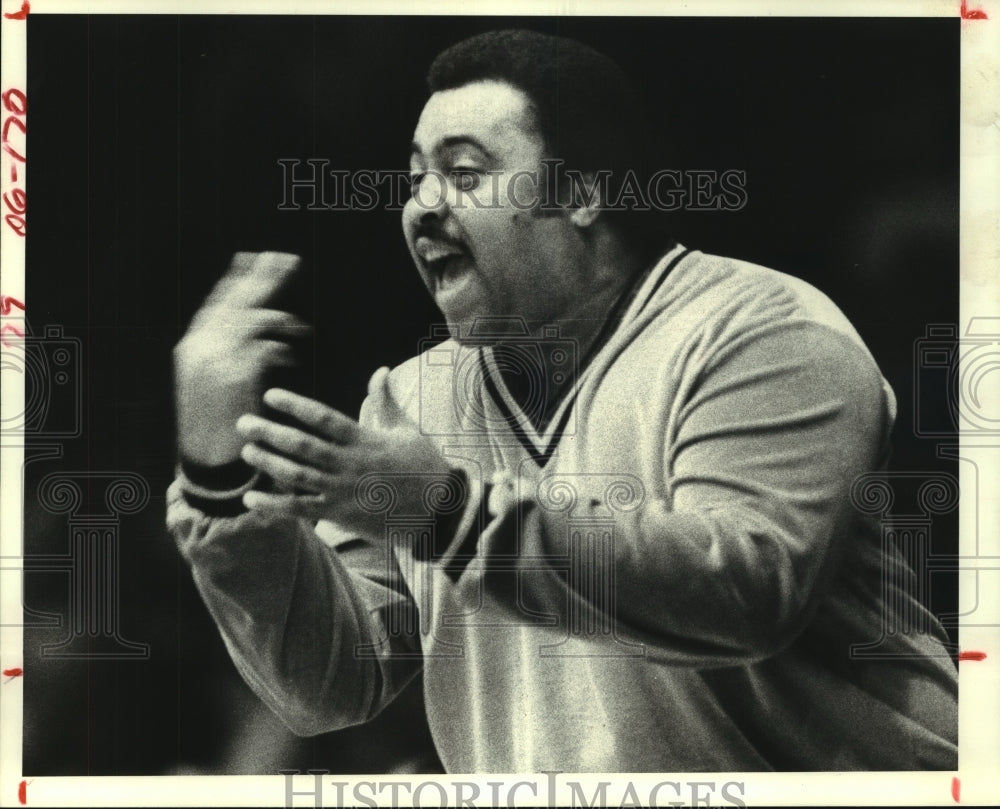 1980 Press Photo New University of Houston assistant coach Terry Kirkpatrick- Historic Images