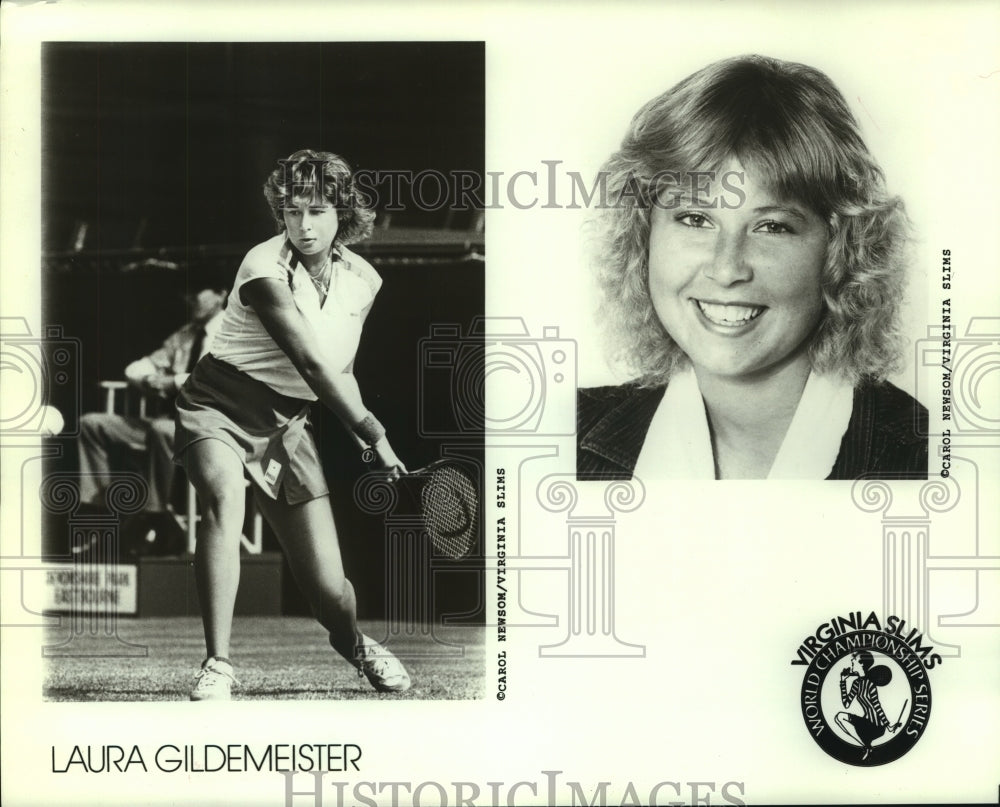 1987 Press Photo Pro tennis player Laura Gildemeister of Peru. - hcs08116- Historic Images