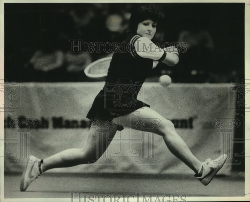 1981 Press Photo Professional tennis player Mima Jausovec of Yugoslavia.- Historic Images