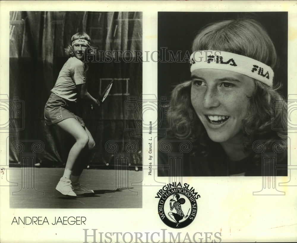 1984 Press Photo Professional tennis player Andrea Jaeger of the United States.- Historic Images