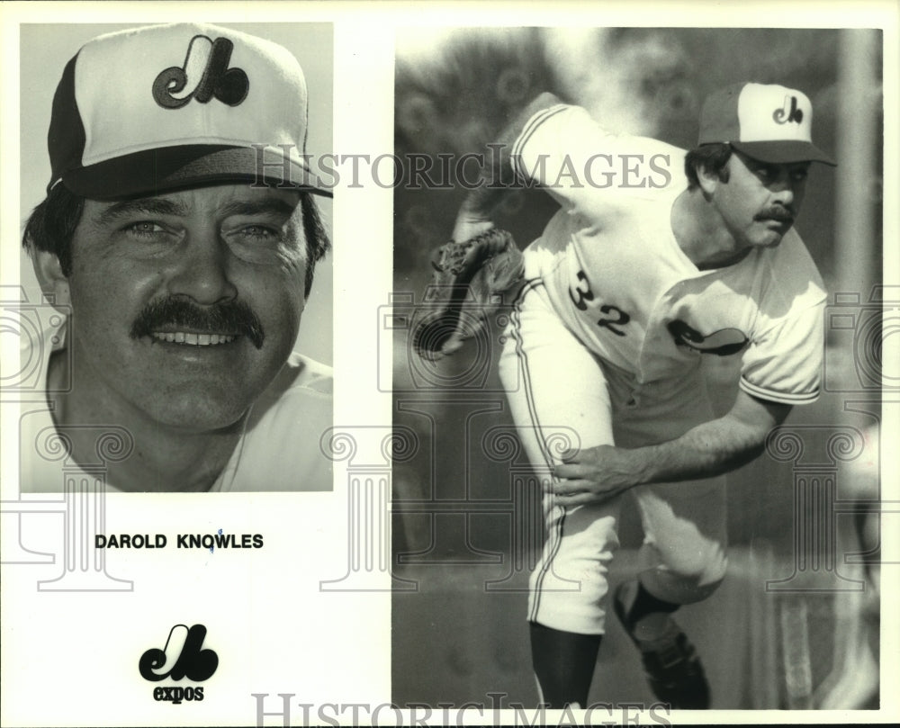 1980 Press Photo Montreal Expos&#39; pitcher Darold Knowles. - hcs08299- Historic Images