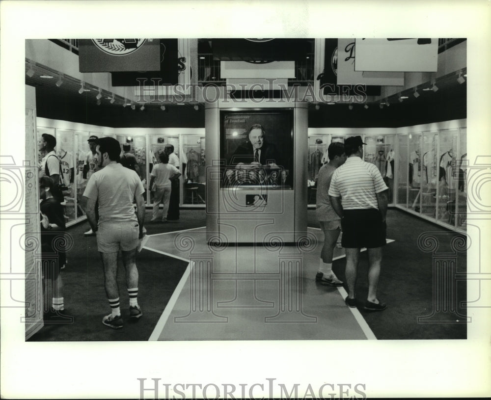 1989 Press Photo A view from inside Major League Baseball Hall of Fame.- Historic Images