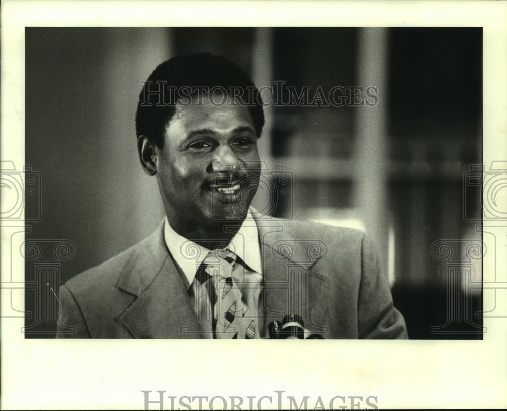 1980 Press Photo Former Houston Oilers&#39; football player Willie Alexander.- Historic Images