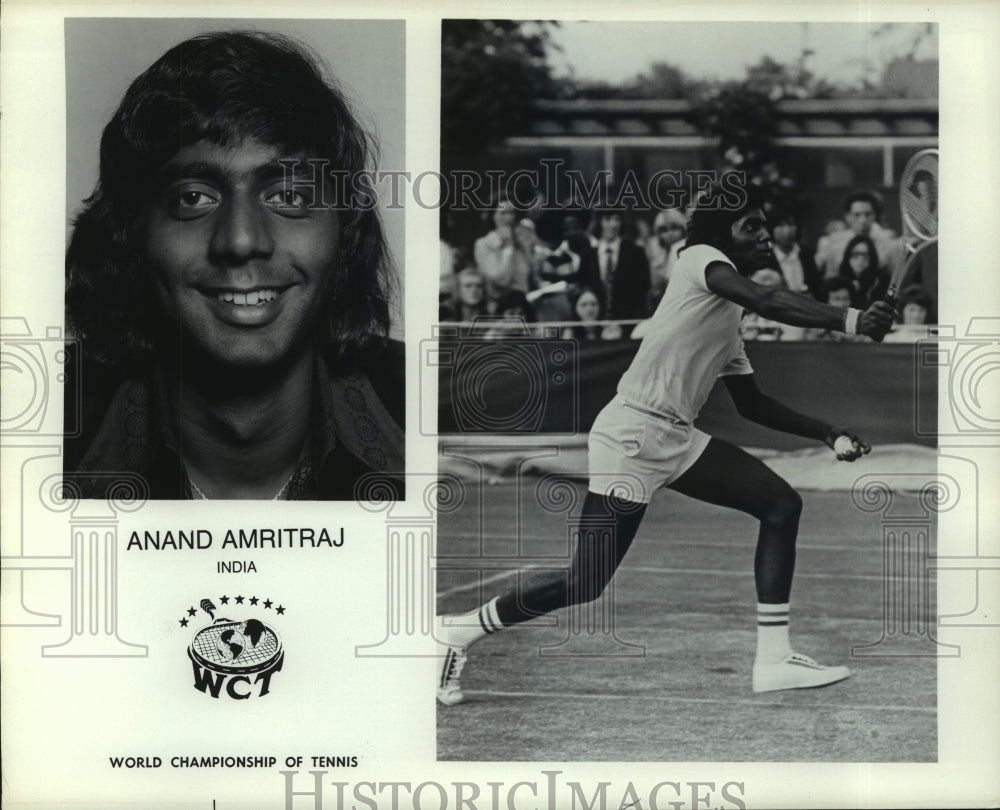 1975 Press Photo Professional tennis player Anand Amritraj of India. - hcs08598- Historic Images