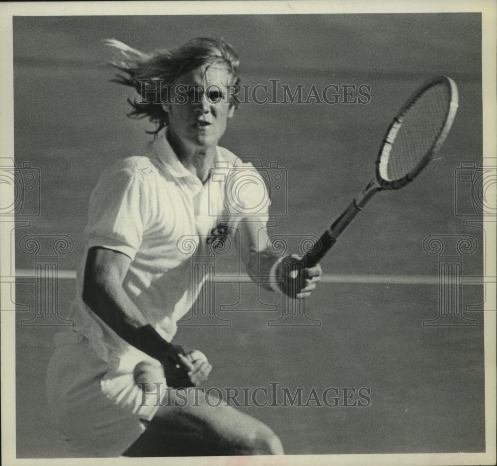 1973 Press Photo Southern Methodist University tennis player George ...