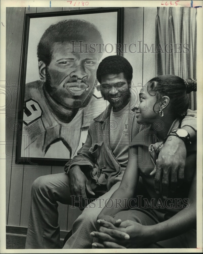 1972 Press Photo Houston Oilers' Ken Houston - hcs08754- Historic Images