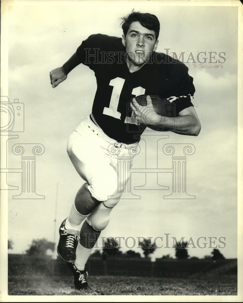 1969 Press Photo Texas Christian University football player Dan Carter.- Historic Images