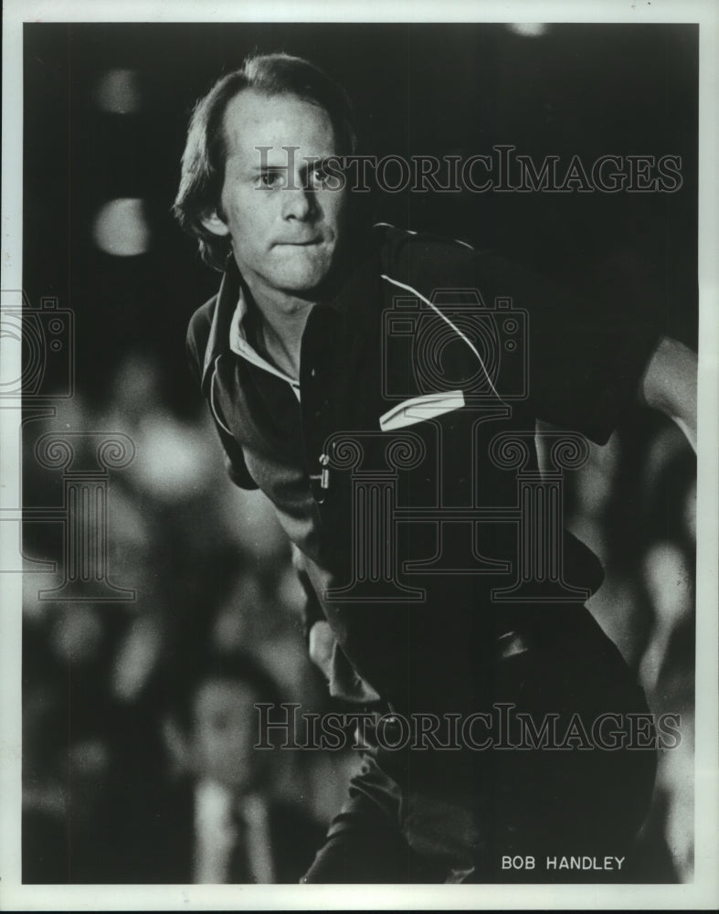 1984 Press Photo Professional bowler Bob Handley looks to repeat Houston win.- Historic Images