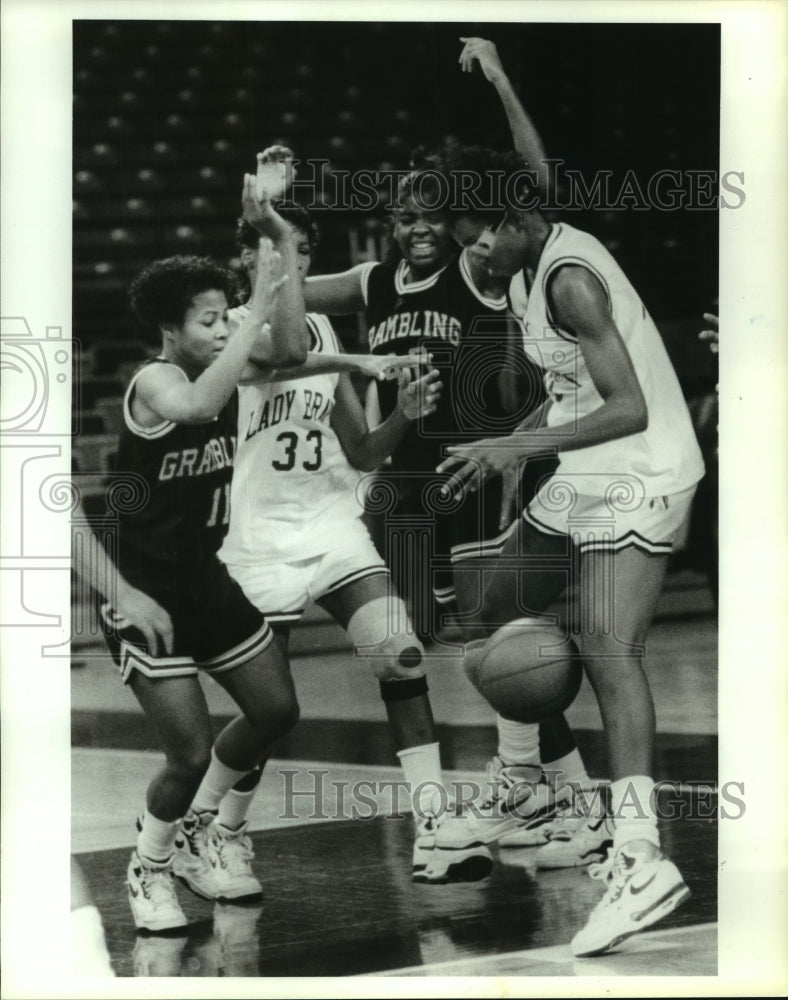 1991 Press Photo Texas Southern University battles Grambling State University- Historic Images