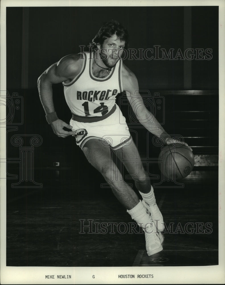 1978 Press Photo Houston Rockets guard Mike Newlin. - hcs09171- Historic Images